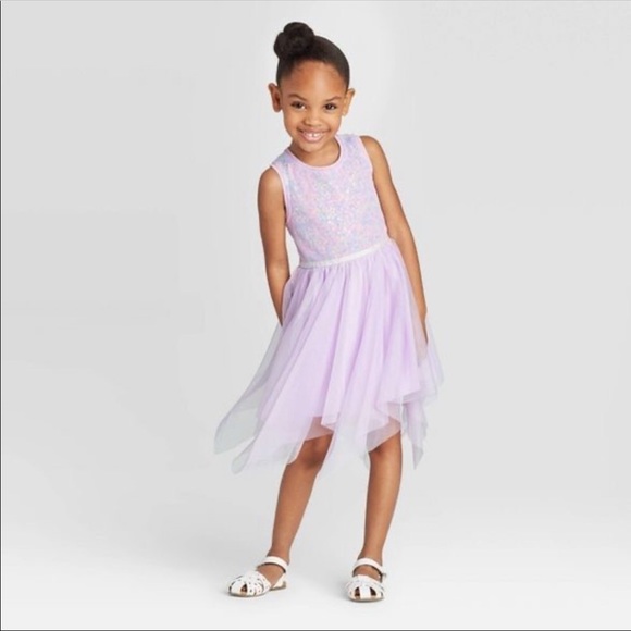 NWT RESELLER Box (3) Sequin Fairy Hem Dresses 5T - Picture 4 of 5